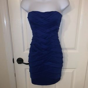 🌹New A’gaci blue multi-way strap bodycon dress